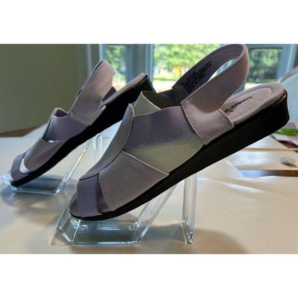 Women's Sunbay Footwear Maggie Size 9 Strappy Sandals Lilac - Picture 3 of 8